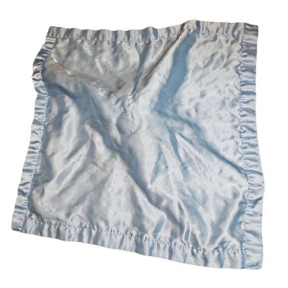 Lot Of 2 Pro‎ Goleem Blue Teddy Bear Satin Minky Security Blanket Lovey Knit Hat - Picture 4 of 12